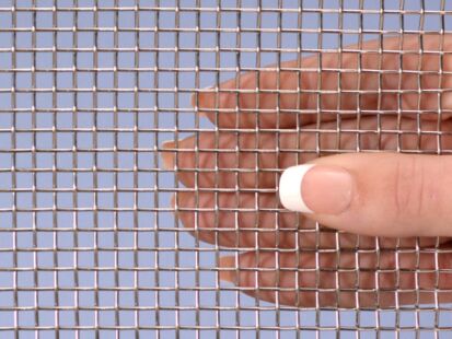 Диаметр проволоки из нержавеющей стали 5 Mesh T304 .041"