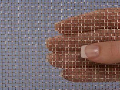 Диаметр проволоки из нержавеющей стали, сплетенной 8 сетками T304 .028"